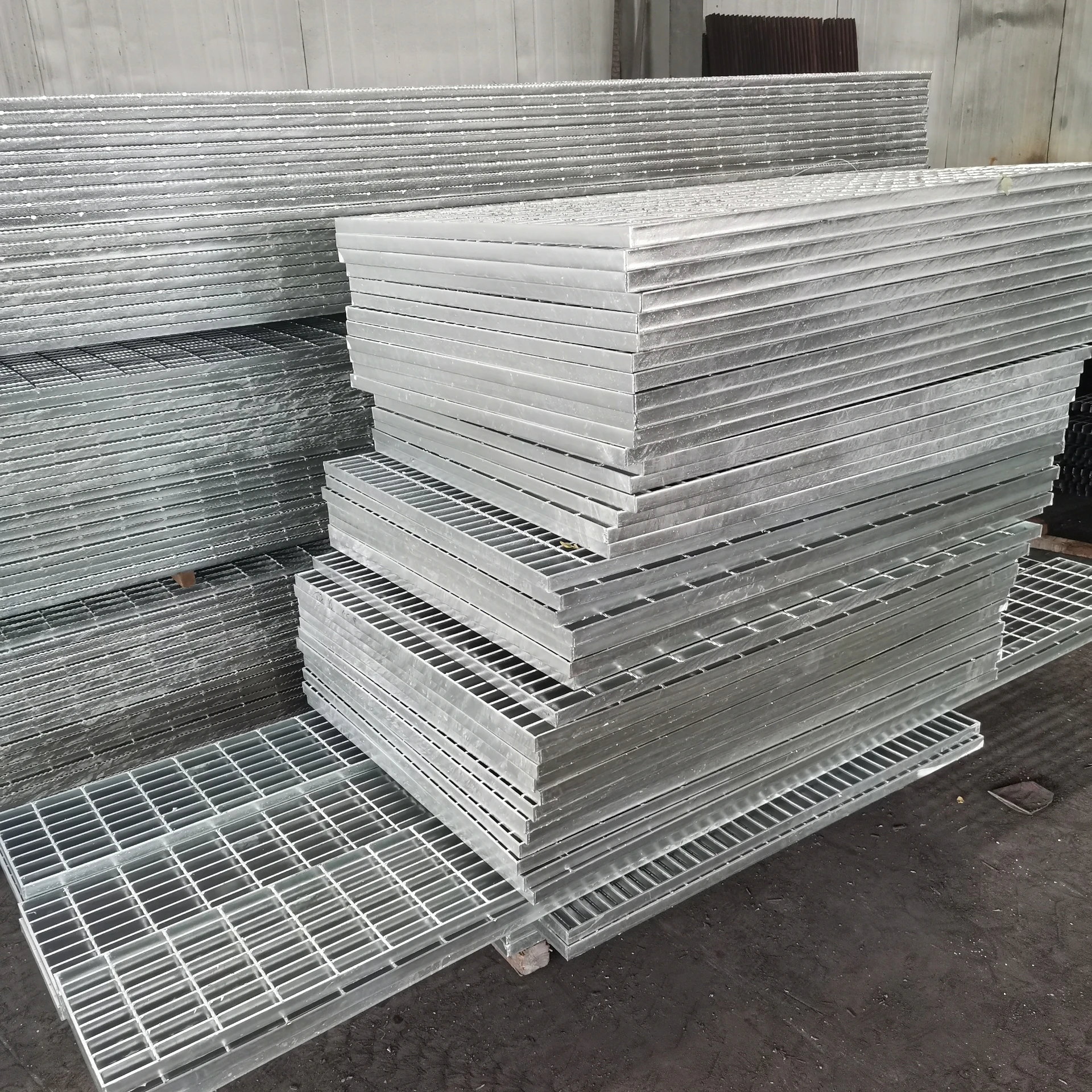 galvanised steel walkway