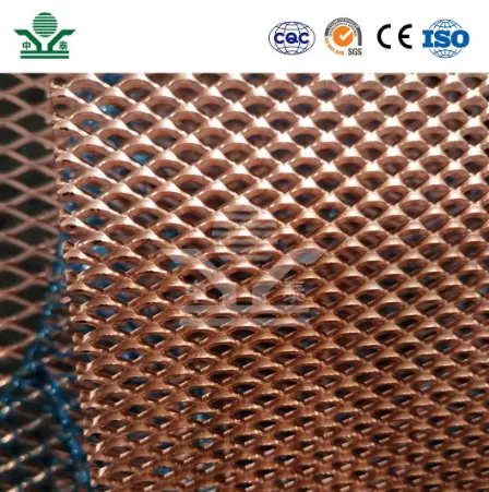 Copper Cathodes Plate 99.99 Material Galvanized Expanded Metal Mesh