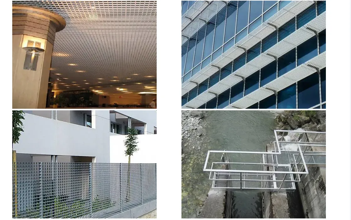 metal grate platform
